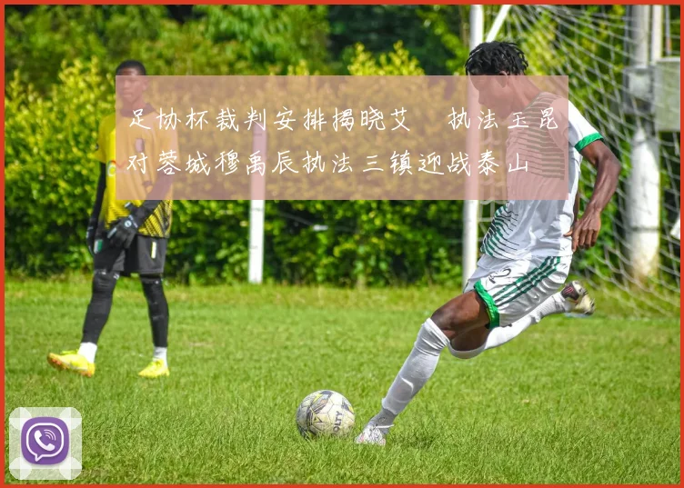 足协杯裁判安排揭晓艾堃执法玉昆对蓉城穆禹辰执法三镇迎战泰山